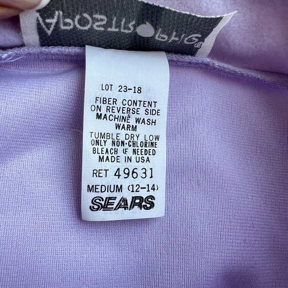 Vintage Sears Apostrophe Ladie's Embroidered Robe Union Made USA Sz M Violet - Picture 8 of 12